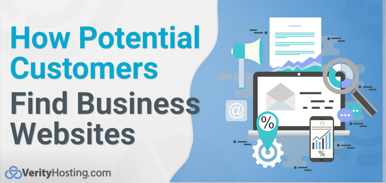 How potential customers find business websites